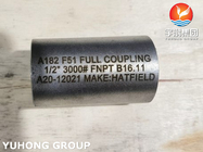 ASTM A182 F51 डुप्लेक्स स्टील फुल कपलिंग फोर्ज्ड एल्बो हाई प्रेशर पाइप फिटिंग