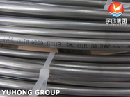 स्टेनलेस स्टील का तार ट्यूब ASTM A269 TP304 / TP304L / TP310S / TP316L शिपयार्ड के लिए ब्राइट एनील्ड 1/4 इंच BWG18