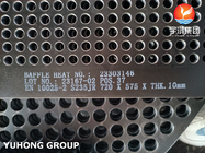 EN 10025-2 S235JR हीट एक्सचेंजर में इस्तेमाल की जाने वाली बैफल प्लेट