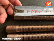कॉपर निकेल मिश्र धातु कम फिनड ट्यूब ASTM B111 UNS C70600 CuNi 90/10 शेल ट्यूब हीट एक्सचेंजर के लिए