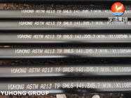 ASME SA213 T9 कोल्डेरा के लिए सीमलेस फेरीटिक और ऑस्टेनिटिक मिश्र धातु स्टील ट्यूब