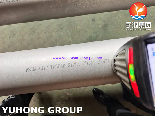 ASTM A312 TP304H स्टेनलेस स्टील सीमलेस पाइप कोल्ड रोल्ड उच्च तापमान अनुप्रयोग: