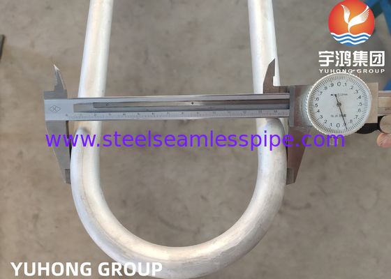 ASTM A688 स्टेनलेस स्टील सीमलेस / वेल्डेड यू बेंड ट्यूब TP304 / 304L TP316L TP904L