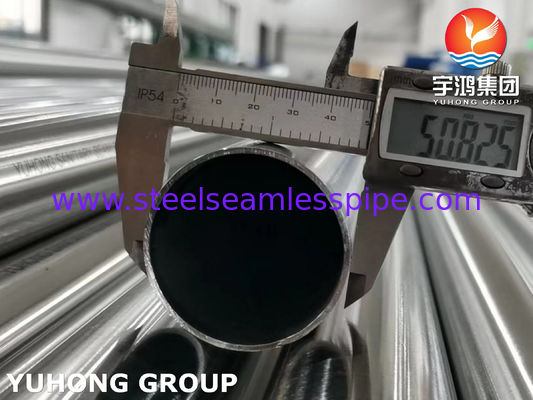 स्टेनलेस स्टील सीमलेस सैनिटरी ट्यूब ASTM A270 TP316L 320 ग्रिट बाहर पॉलिश