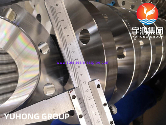 ASTM B462 मिश्र धातु Al6XN, UNS N08367 WNRF निकल मिश्र धातु स्टील फ्लैंग्स CL3000 तेल और गैस के लिए