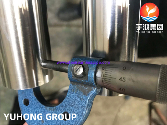 ASTM A270 TP304 स्टेनलेस स्टील वेल्डेड ट्यूब, स्वच्छता अनुप्रयोगों में प्रयुक्त उज्ज्वल एनील्ड उपचार