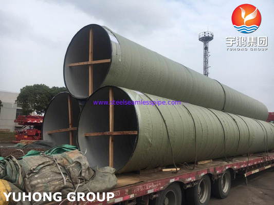 ASTM A928 CL.1 UNS S32205 S32750 डुप्लेक्स स्टेनलेस स्टील वेल्डेड पाइप