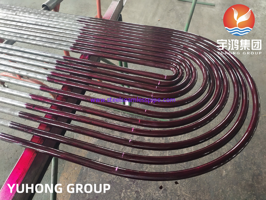 ASME SA213 TP304/304L स्टेनलेस स्टील सीमलेस U बेंड ट्यूब गर्मी एक्सचेंजर के लिए