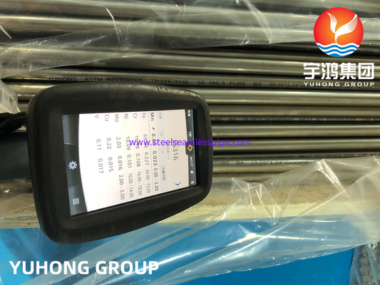 ASTM A213/A269 TP316/316L 1.4401/1.4404 स्टेनलेस स्टील ब्राइट एनील्ड ट्यूब