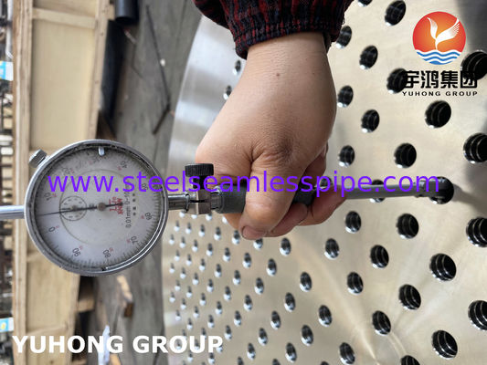 शेल और ट्यूब हीट एक्सचेंजर्स के लिए ASTM A182 F316L स्टेनलेस स्टील ट्यूबशीट