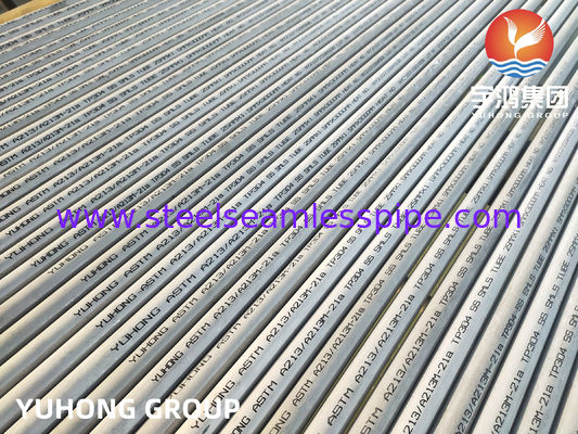 एएसटीएम ए 213 टीपी 304 स्टेनलेस स्टील सीमलेस ट्यूब अचार और गर्मी एक्सचेंजर और बॉयलर के लिए Annealed