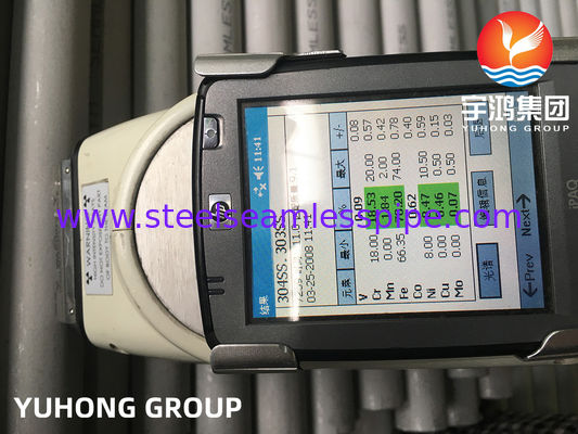 हीट एक्सचेंजर के लिए पीएमआई टेस्ट के साथ एएसटीएम ए269 टीपी304 स्टेनलेस स्टील सीमलेस ट्यूब पिकलड एनील्ड