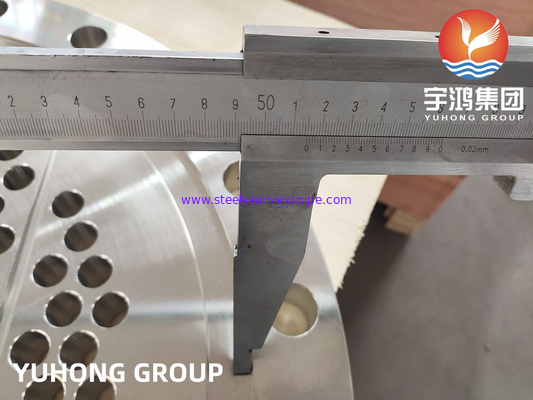 ASTM A182 F316L / UNS S31603 / 1.4404 स्टेनलेस स्टील हीट एक्सचेंजर ट्यूब शीट