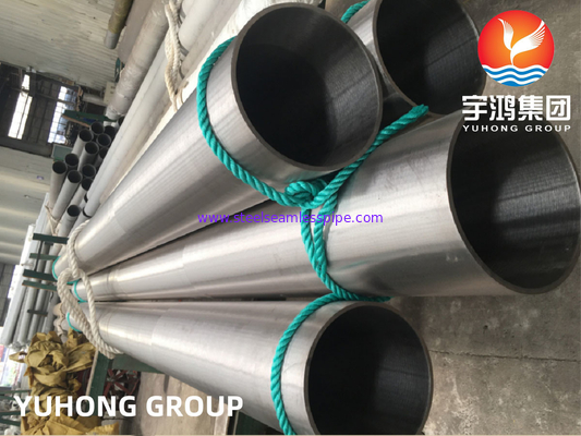 ASTM B165 मोनेल 400 N04400 समुद्री जल के लिए निर्बाध निकेल मिश्र धातु पाइप