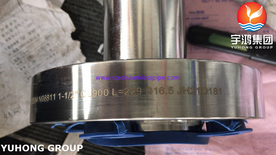 Incoloy Steel Astm B564 N08811 CL900 लॉन्ग वेल्ड नेक निकला हुआ किनारा