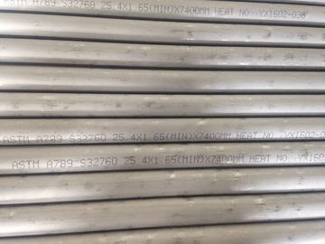 एएसटीएम A789 S32760 सुपर द्वैध स्टेनलेस स्टील सीमलेस ट्यूब