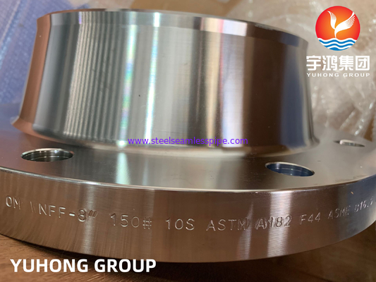 ASTM A182 F44 / मिश्र धातु 254 SMO / UNS S31254 स्टेनलेस स्टील वेल्ड नेक फ्लैंज