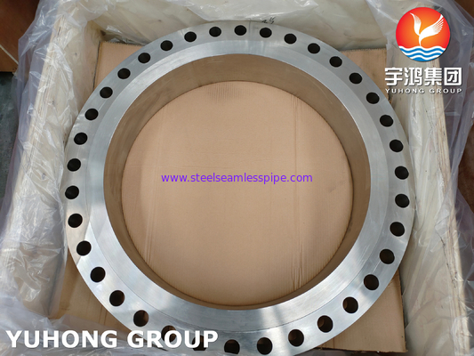 ASME SA182 F317L फोल्ड स्टेनलेस स्टील रिंग स्पेसर फ्लैंज पैडल स्पेसर