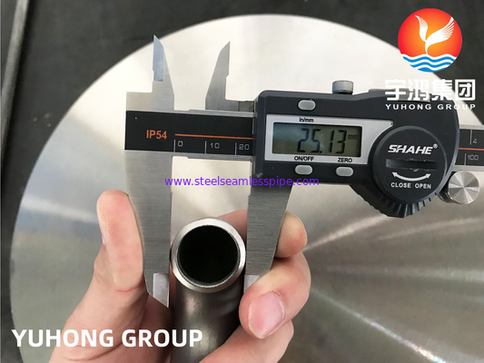 HASTELLOY C22 ELBOW 90 / 180 DEG बट वेल्डेड निकेल मिश्र धातु फिटिंग