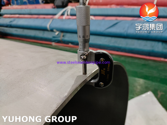 उच्च तापमान सेवा के लिए ASME SA312 TP317L 1.4438 वेल्डेड पाइप