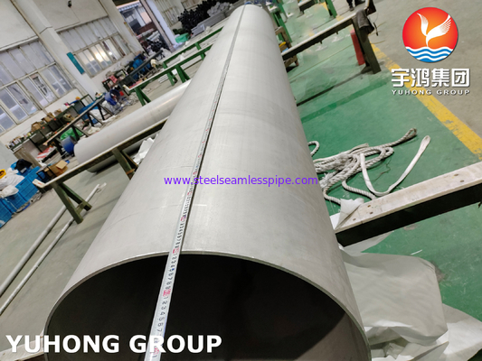 उच्च तापमान सेवा के लिए ASME SA312 TP317L 1.4438 वेल्डेड पाइप