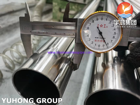 ASTM A270 TP316L स्टेनलेस स्टील पॉलिश सेनेटरी सीमलेस पाइप
