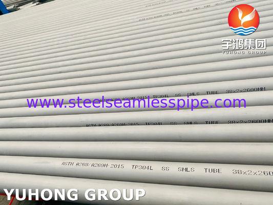 ऑस्टेनिटिक स्टेनलेस स्टील ट्यूबिंग ASTM A269 TP304L, सामान्य संक्षारण प्रतिरोधी सेवा के लिए प्रयुक्त