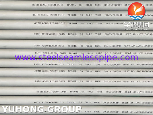 ऑस्टेनिटिक स्टेनलेस स्टील ट्यूबिंग ASTM A269 TP304L, सामान्य संक्षारण प्रतिरोधी सेवा के लिए प्रयुक्त