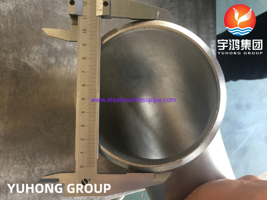 ASTM A403 WPS31254 / 254SMO डुप्लेक्स स्टेनलेस स्टील एल्बो 45 डिग्री LR एल्बो