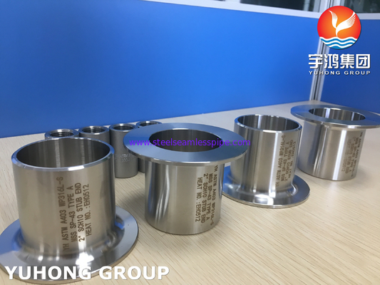 ASTM A403 WP316L-S स्टब एंड टाइप A BW ऑयल गैस पेट्रोकेमिकल नेचुरल गैस