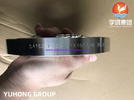 ASME A182 F304/f304L/F316 / F316L Brida de Acero Inoxidable Slip On Flange वेल्डिंग नेक फ्लैंज RF FF