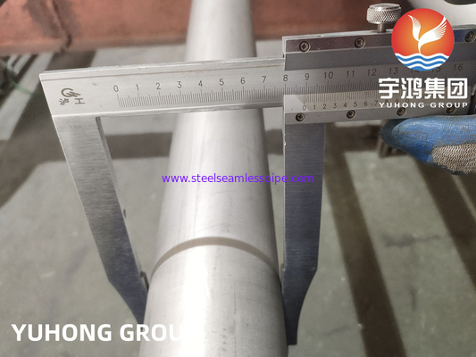 ASTM A790 UNS S32750 सुपर डुप्लेक्स 304 316 अपशिष्ट जल उपचार के लिए स्टेनलेस स्टील सीमलेस पाइप