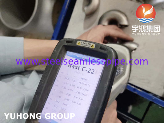 हैस्टेलॉय सी22 / एन06022 180° एलआर कोहनी