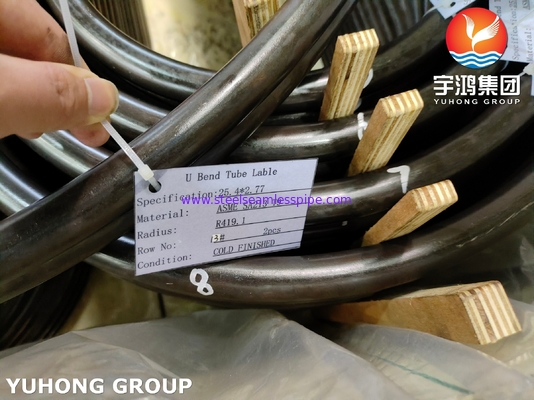 ASTM A179 / ASME SA179 कम कार्बन स्टील यू बेंड ट्यूब हीट एक्सचेंजर के लिए कोल्ड ड्रॉन