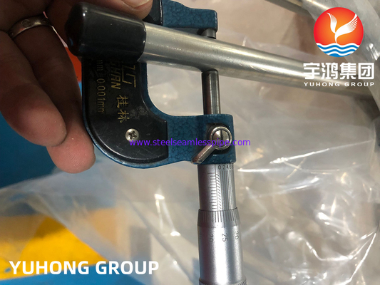 ASTM A213 TP316L निर्बाध स्टेनलेस स्टील उज्ज्वल एनील्ड ट्यूब