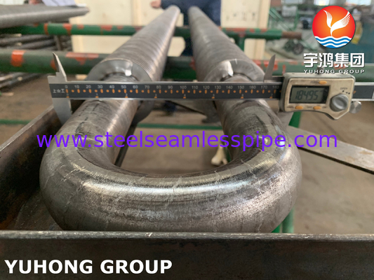 U Bend Fin Tube, ASTM A106 Gr. B उच्च आवृत्ति वेल्डेड फिन ट्यूब गर्मी एक्सचेंजर के लिए