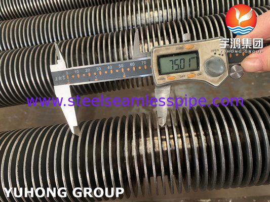 U Bend Fin Tube, ASTM A106 Gr. B उच्च आवृत्ति वेल्डेड फिन ट्यूब गर्मी एक्सचेंजर के लिए
