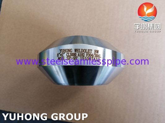 स्टेनलेस स्टील फिटिंग ASTM A182 F304 1.4301 वेल्डोलेट एमएसएस एसपी-97