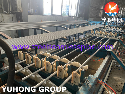 हीट एक्सचेंजर ट्यूब अचारित एनील्ड सामग्री ASME SA213 TP321 25 * 2 * 9000MM,न्यूनतम दीवार लचीलापन