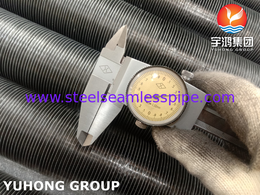 ASME SB163 UNS N04400 निकेल मिश्र धातु एम्बेडेड G प्रकार फिन ट्यूब एल्यूमीनियम फिन के साथ