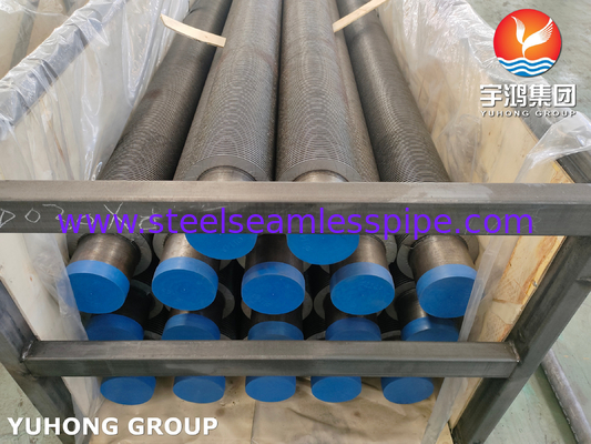 ASME SA106 GR.B कार्बन स्टील उच्च आवृत्ति वेल्डेड / HFW फिन ट्यूब के लिए बॉयलर