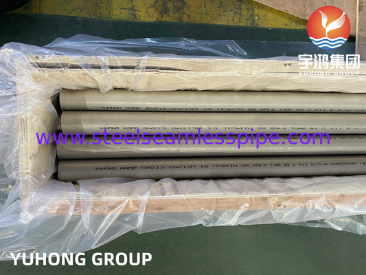 ASME SA213 सामग्री TP304 / 304L/316/347H हीट एक्सचेंजर ट्यूब एयर कूलर ट्यूब