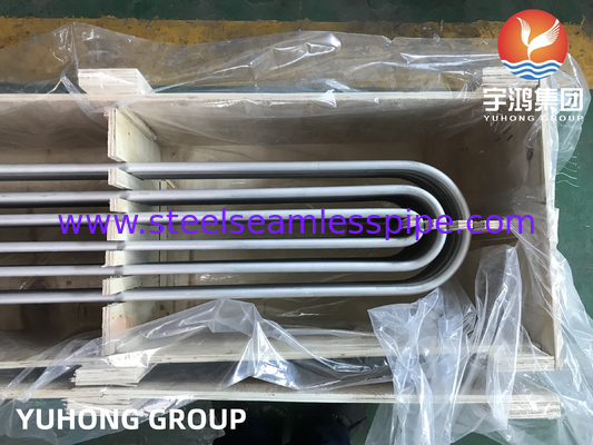 ASTM A213 TP304, 1.4301 स्टेनलेस स्टील सीमलेस यू बेंड ट्यूब गर्मी एक्सचेंजर के लिए