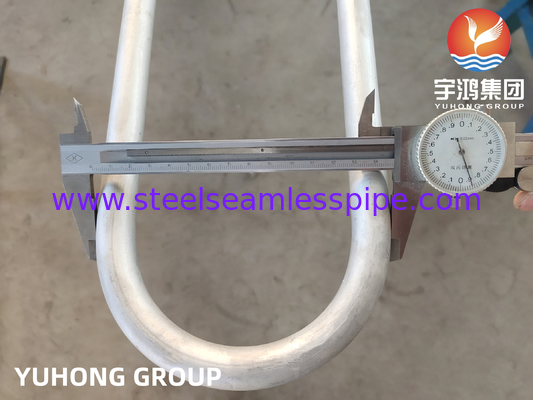 ASTM A213 TP304, 1.4301 स्टेनलेस स्टील सीमलेस यू बेंड ट्यूब गर्मी एक्सचेंजर के लिए