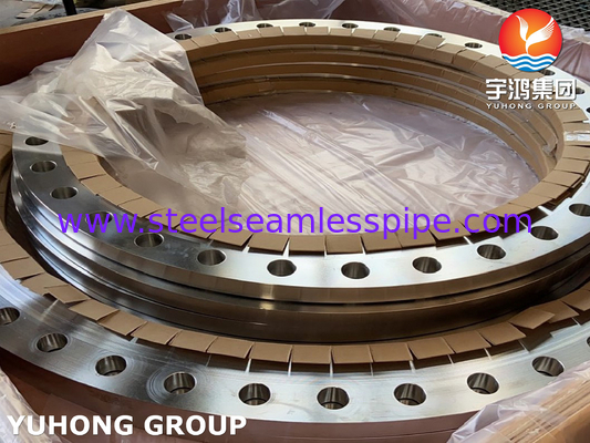 ASTM A240 F904L, UNS N08904, AWWA C207 स्टेनलेस स्टील स्लिप ऑन फ्लैंज, फ्लैट फेस