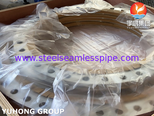 ASTM A240 F904L, UNS N08904, AWWA C207 स्टेनलेस स्टील स्लिप ऑन फ्लैंज, फ्लैट फेस