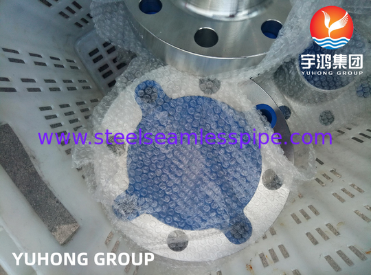 ASTM A182 F347, UNS S34700 स्टेनलेस स्टील वेल्ड नेक फ्लैंज, ऊंचा चेहरा, ASME B16.5