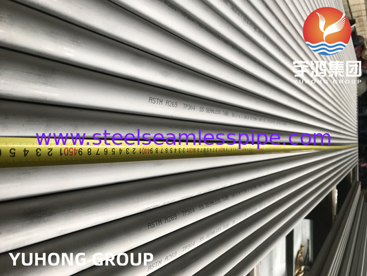 हीट एक्सचेंजर ट्यूब, ASTM A269 TP304, 1.4301 हीटर के लिए स्टेनलेस स्टील सीमलेस ट्यूब