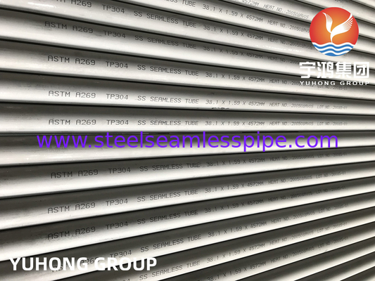 हीट एक्सचेंजर ट्यूब, ASTM A269 TP304, 1.4301 हीटर के लिए स्टेनलेस स्टील सीमलेस ट्यूब