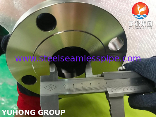ASTM A182 F60, UNS S32205, 1.4462 डुप्लेक्स स्टील वेल्ड नेक फ्लैंज, रसीड फेस B16.5